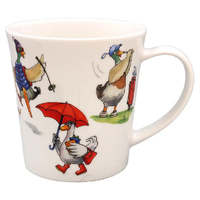 L & P Home & Gifts Animals Behaving Madly Mug Ducks Fine China, 26450
