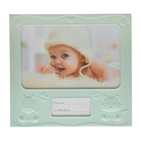 Gibson Gifts Baby Pastels Photo Frame 6x4 Green, 26490