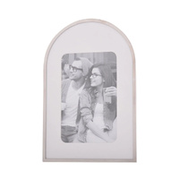 Gibson Gifts Silver Curve Photo Frame 4x6 Arch, 26513