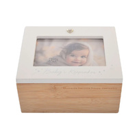 Gibson Gifts Bamboo Life Keepsake Box 20cm Baby's Keepsake, 26547