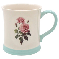 Gibson Gifts Country Life Mug 350mL Flower - Rose, 26614