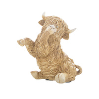 Gibson Gifts Highland Cow Figurine 14cm Speak, 26623