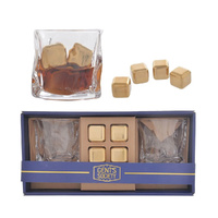 Gibson Gifts Gent's Society Gift Set Whiskey & Rocks, 26644