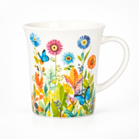 Bug Art Portfolio Mug 320mL Butterfly Flowers, 26793