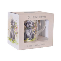 Gibson Gifts On The Farm Mug Black Labrador, 26804