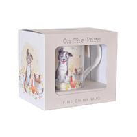 Gibson Gifts On The Farm Mug Border Collie, 26804