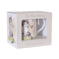 Gibson Gifts On The Farm Mug Kitten, 26804