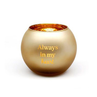 Gibson Gifts Tea Light Candle Holder Always In My Heart, 27062