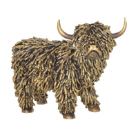 Gibson Gifts Figurine XL Fun Shaggy Highland Cow Standing, 27374