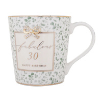 Gibson Gifts Mug Madelaine Floral 30th Birthday, 27383