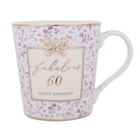 Gibson Gifts Mug Madelaine Floral 60th Birthday, 27386