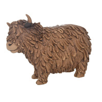 Gibson Gifts Figurine Large Hughie Highland Cow, 27398