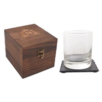 Gibson Gifts Glass & Coaster Set Happy 18th Birthday, 27449