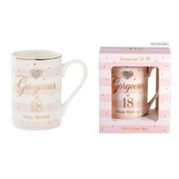 Gibson Gifts Mug Mad Dots - 18th Birthday, Birthday Gift Mug 37049