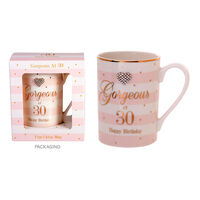 Gibson Gifts Mug Mad Dots - 30th Birthday, Birthday Gift Mug 37051