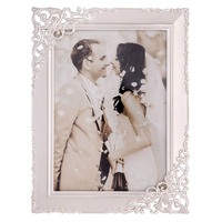 Photo Frame - Silver Satin 5X7 by Gibson Gifts, Wedding Gift 37116