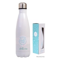 Chill Me Drink Bottle Thermos Coffee Water Travel Drink Flask 500ml- White Sands
