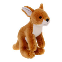 Animalia Australian Kangaroo - Plush Soft Toy-  Gibson 20cm High 39318