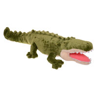 Animalia Crocodile- Plush Soft Toy- Gibson 43cm Long 39333