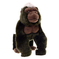 Animalia- Gorilla- Plush Toy- Kids Soft Toy- Gibson 25cm Long 39350