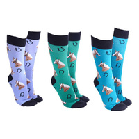 Sock Society Novelty Socks Unisex One Size Horse Shoes (1 Pair) 52484