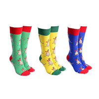 Sock Society Novelty Socks Boxing Kangaroo (3 Pairs Assorted) Unisex One Size 52521
