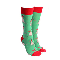 Sock Society Boxing Kangaroo Red/Green Novelty Socks Men Women One Size Fits All