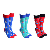 Sock Society Novelty Socks Shark Attack (3 Pairs Assorted) Unisex One Size 52524