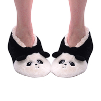 Nuzzles Animal Slippers 2 Panda Non-Skid Sole One Size Fits All