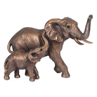 Gibson Gifts Figurine - Bronze Elephant & Calf 53160