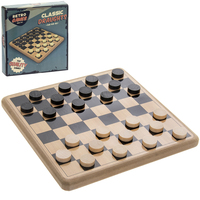 Retro Games Classic Draughts 53290 GIBSON