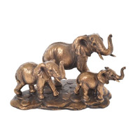 Gibson Gifts Figurine - Bronze Elephant Family 54325
