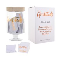 Gratitude Glass Jar Gratitude, Great Gift Idea 54595