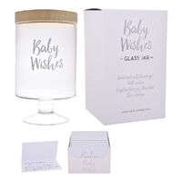 Gratitude Glass Jar Baby Wishes, Baby Gift 54598