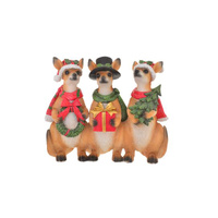 Gibson Gifts Figurine 15cm Christmas Aussie Trio Kangaroo, 56021