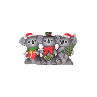 Gibson Gifts Figurine 15cm Christmas Aussie Trio Koala, 56021