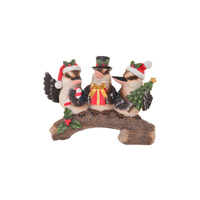 Gibson Gifts Figurine 15cm Christmas Aussie Trio Kookaburra, 56021