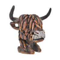 Gibson Gifts Wild Escape Sculpture 22cm Highland Cow, 56056
