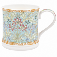 Gibson Gifts William Morris Mug 400mL Hyacinth Mint Fine China, 56070
