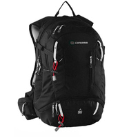 Caribee Trek 32L Daypack Black- Travel, Outdoor Backpack 6061