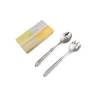 Whitehill Silver Salad Servers 2-Piece Stainless Steel Pistol, Whitehill WP2000