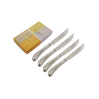 Whitehill Silver Steak Knives 4-Piece Stainless Steel Pistol, Whitehill WP2005