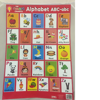 The Smart Charts- Educational POSTER - Alphabet ABC Double Sided