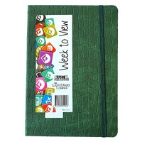 2026 Diary Croc A5 Week to View Casebound Green Last Diary Company CA57GR