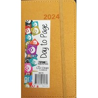 2024 Diary Becall B6 Day to Page Casebound Tan Last Diary Company BB61TA