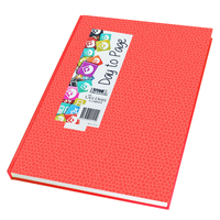 2026 Diary Everyday A5 Day to Page Casebound Orange Last Diary Company EA51BO