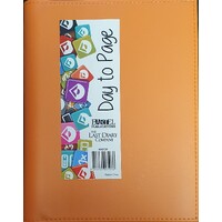 2024 Diary Ainsley A5 Day to Page Wiro Orange Last Diary Company AA51OR