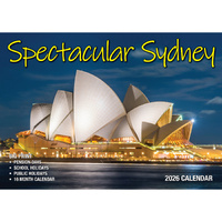 2026 Calendar Big Print Spectacular Sydney Horizontal Wall, Bartel BP624