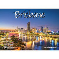 2026 Calendar Big Print Brisbane Horizontal Wall, Bartel BP629