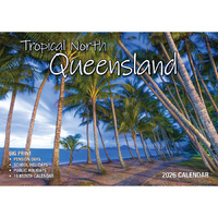 2026 Calendar Big Print Tropical North Queensland Horizontal Wall, Bartel BP632